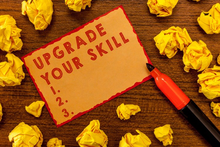 upgrade your skill concept