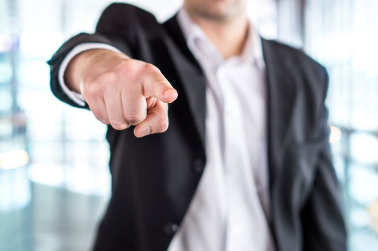 boss pointing