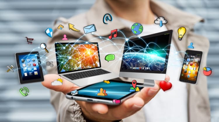 IT communication concept