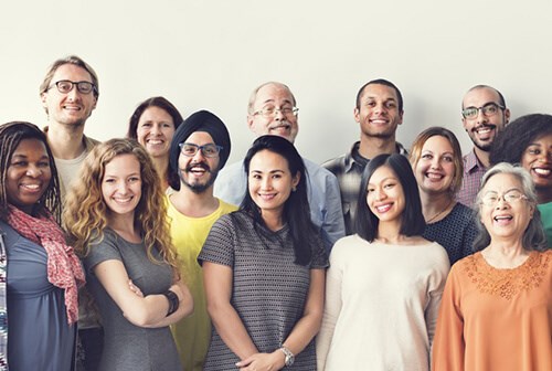 smiling photo of community service workers