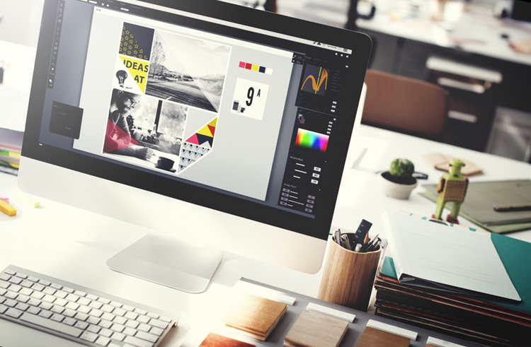 design studio on desktop