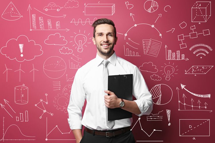 male job candidate smiling with hope