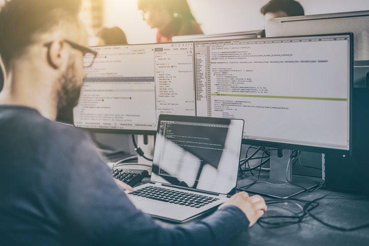 male website developer working