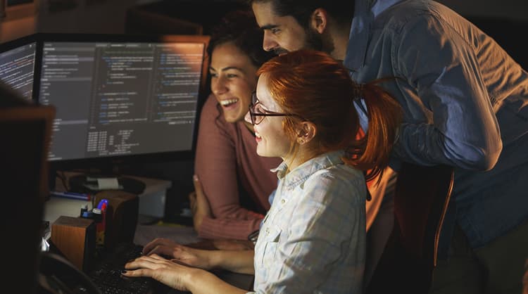 programmers working together